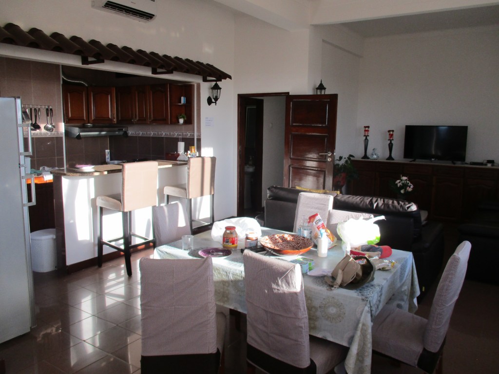 Our fifth-floor apartment in Luanda, Angola waiting for repatriation flight during COVID-19