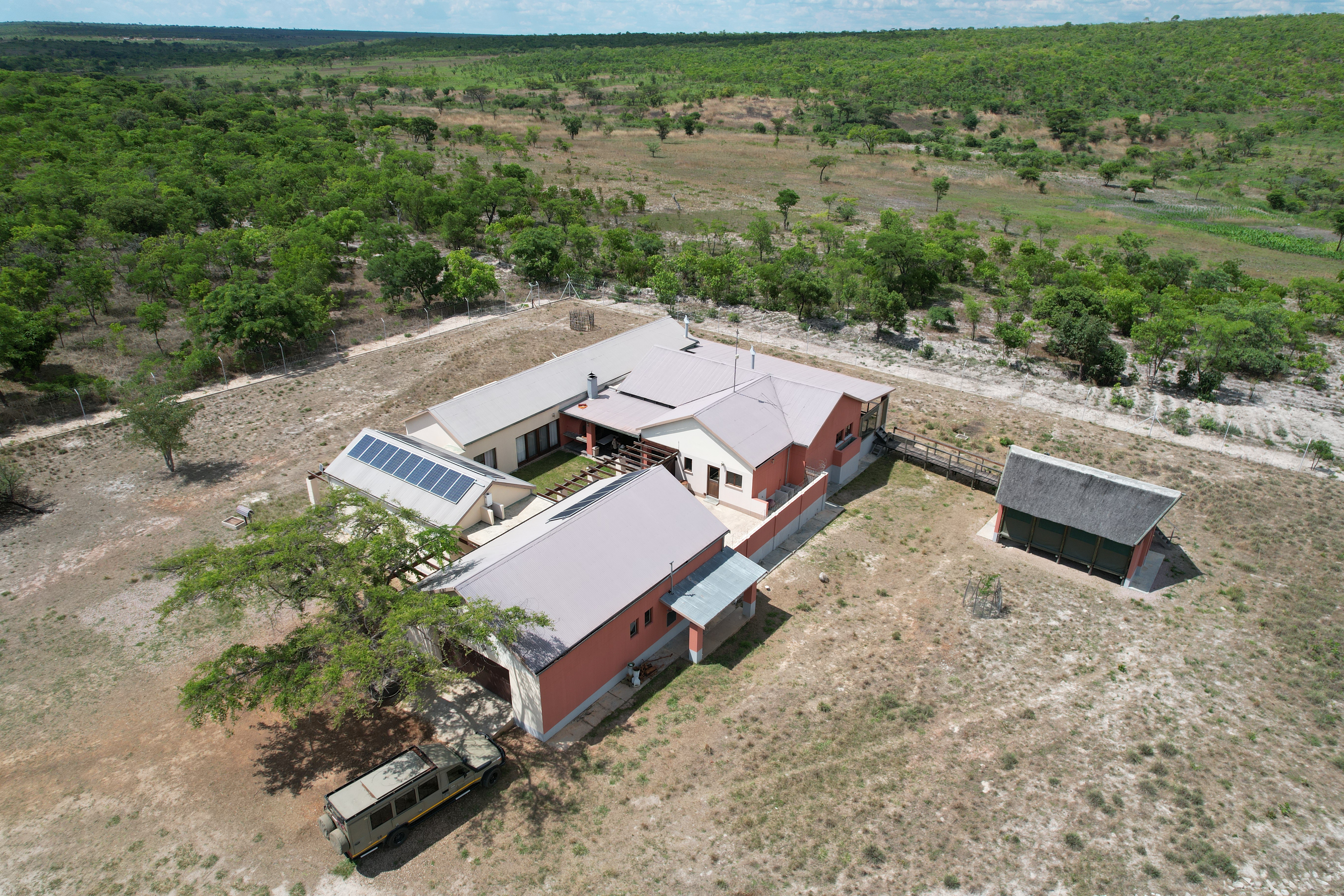 Stefan Van Wyk Lodge Drone Photo Menongue, Angola