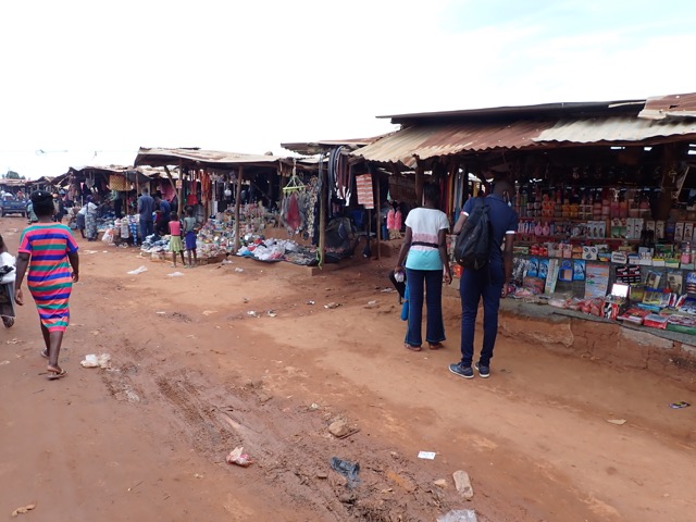 an open-air market in menongue angola africa