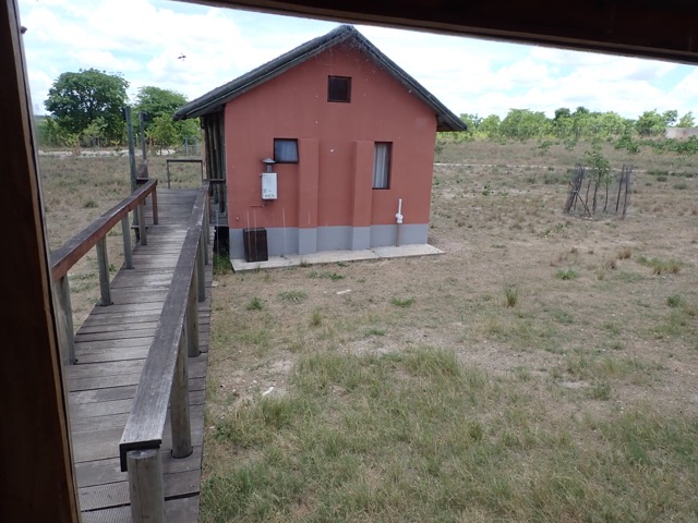 secondary building off to the side of the main building